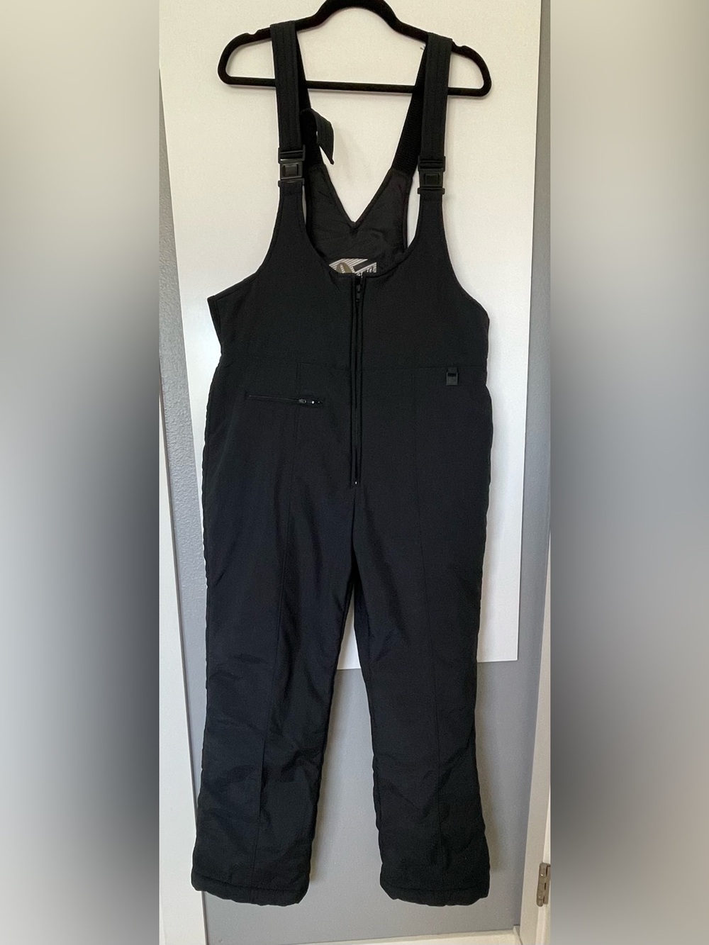 Vintage Europa by Helly Hansen Ski Bib Snow Pants Large Black Insulated Korea